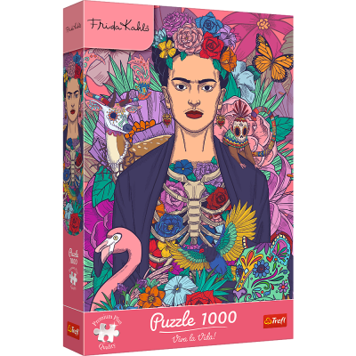 Trefl 1000 Premium Plus - Frida Kahlo: Kwitnąca dusza