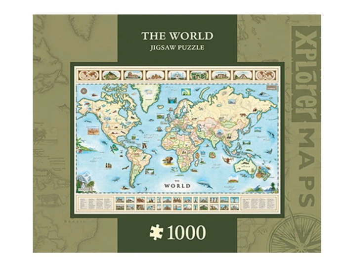 Master Pieces 1000 - Xplorer, Maps the World.jpg