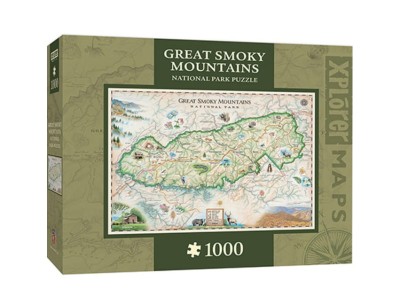 Master Pieces 1000 - Xplorer Maps - Great Smoky Mountains