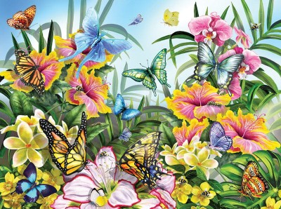 SunsOut 1000 - Lori Schory - Garden Colors
