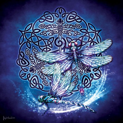 SunsOut 1000 - Brigid Ashwood - Celtic Dragonfly