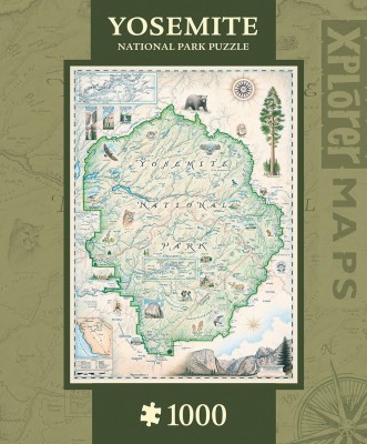 Master Pieces 1000 - Xplorer Maps, Yosemite