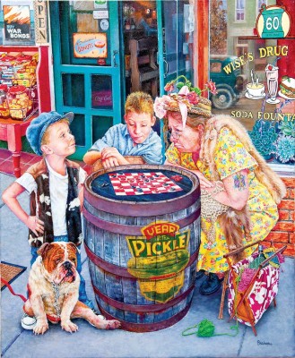 SunsOut 1000 - Susan Brabeau - Playing Checkers