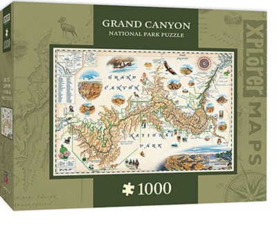 Master Pieces 1000 - Xplorer Maps - Grand Canyon