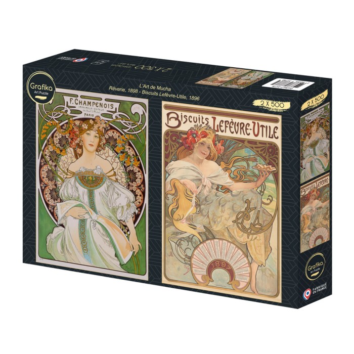 2-puzzles-lart-de-mucha-reverie-1898-biscuits-lefevre-utile-1896-jigsaw-puzzle-500-pieces.104551-1.fs.jpg
