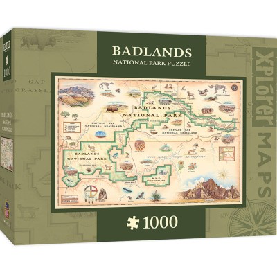 Master Pieces 1000 - Xplorer Maps - Badlands, National Park (2)