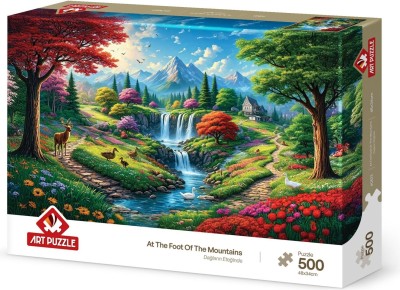 Art Puzzle 500 - At the Foot of the Mountains