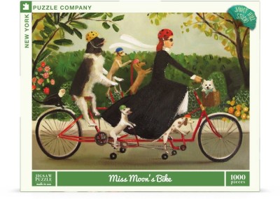 New York Puzzle Company 1000 - Janet Hill, Miss Moon's Bike