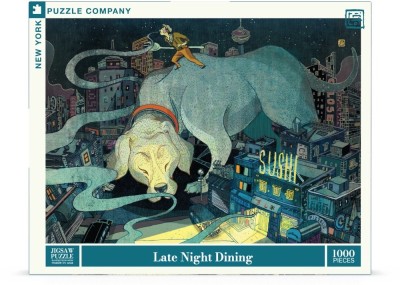 New York Puzzle Company 1000 - Victo Ngai, Late Night Dining