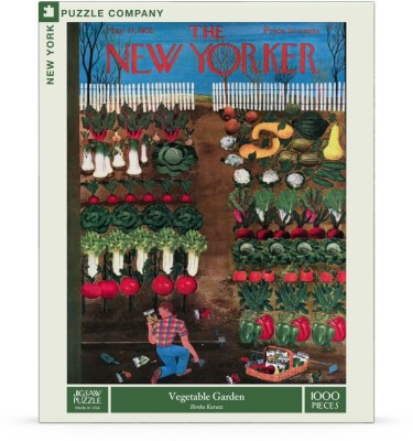 New York Puzzle Company 1000 - The New Yorker - Ilonka Karasz, Vegetable Garden
