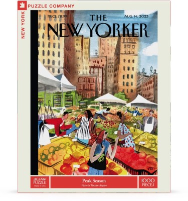 New York Puzzle Company 1000 - The New Yorker - Victoria Tentler-Krylov, Peak Season