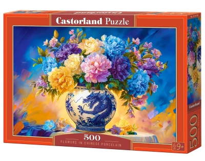 Castorland 500 - Flowers in Chinese Porcelain