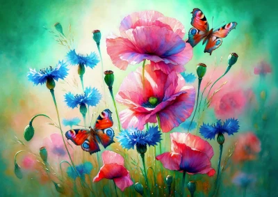 Enjoy Puzzle 1000 - Butterfly Garden