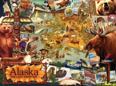 SunsOut 1000 - Ward Thacker Studio - Alaska, The Final Frontier