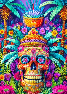 Enjoy Puzzle 1000 - Jungle Skull