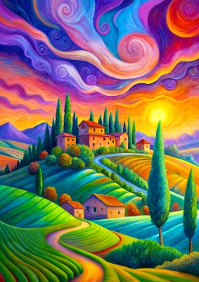 Enjoy Puzzle 1000 - Tuscan Light
