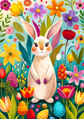 Enjoy Puzzle 1000 - Spring Bunny
