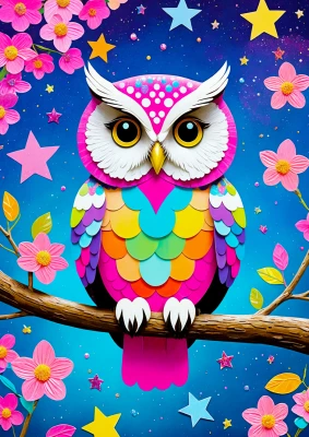 Enjoy Puzzle 1000 - Starry Owl