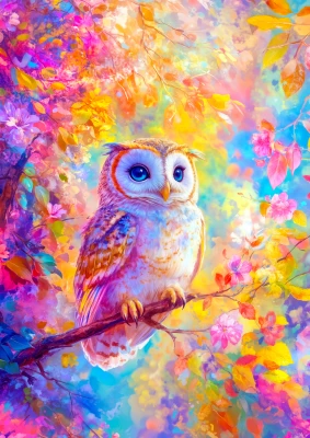 Enjoy Puzzle 1000 - Pastel Owl