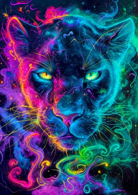 Enjoy Puzzle 1000 - Neon Panther