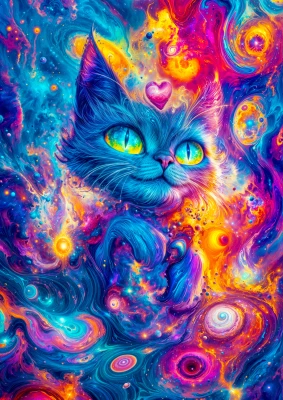 Enjoy Puzzle 1000 - Cosmic Cat