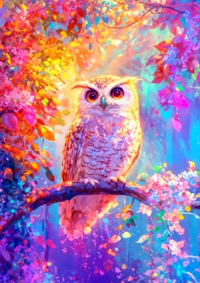 Enjoy Puzzle 1000 - Blossom Owl