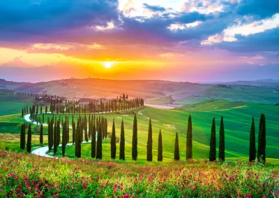 Enjoy Puzzle 1000 - Tuscan Sunrise