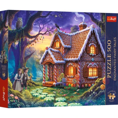 Trefl 500 Premium Plus - Enchanted Fairy Tales: Jaś i Małgosia