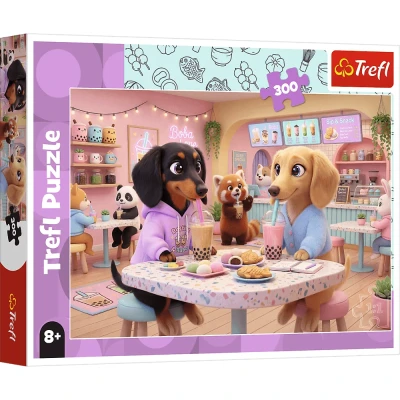 Trefl 300 - Jamniki w kawiarni