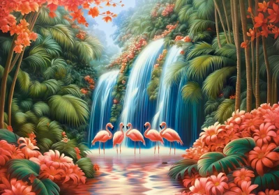 Castorland 500 - Flamingo Paradise