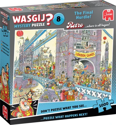 Jumbo 1000 - Wasgij Retro Mystery 8 - The Final Hurdle!