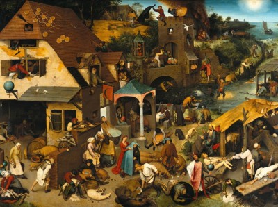 Grafika 2000 - Pieter Brueghel - The Dutch Proverbs, 1559