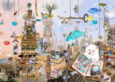 Grafika 500 - Ilona Reny, Lost in a Book