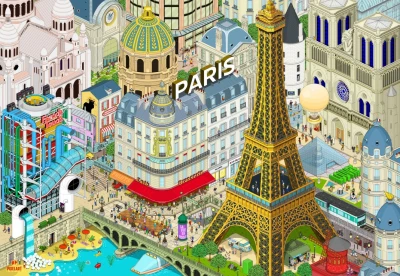 Grafika 1000 - Here is Paris
