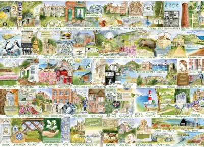 Gibsons 1000 - Val Goldfinch, National Trust: Landmarks & Landscapes