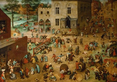Grafika 1000 - Pieter Brueghel - Children's Games, 1560