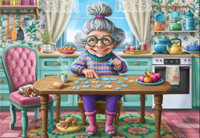 Alipson 1000 - Puzzle Party at Grandma's