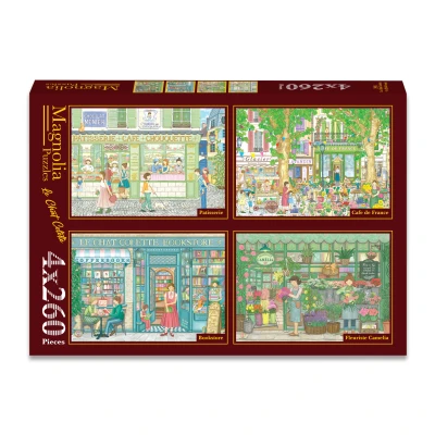 Magnolia 4x260 - Le Chat Colette, Patisserie - Cafe de France - Bookstore - Fleuriste Camelia