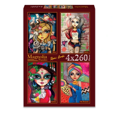 Magnolia 4x260 - Romi Lerda, Alice - Harley - Catrina - The Brunette