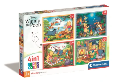 Clementoni 4w1 (12-12-20-24) - Winnie the Pooh