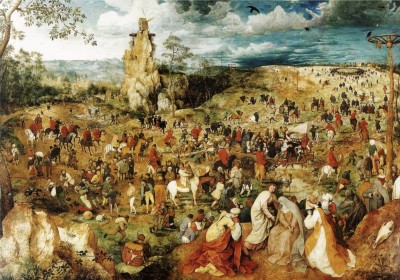 Grafika 1000 - Pieter Brueghel - The Procession to Calvary, 1564