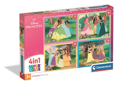 Clementoni 4w1 (12-16-20-24) - Disney Princess