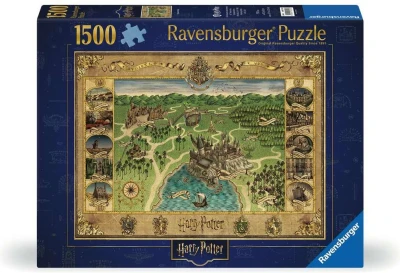 Ravensburger 1500 - Harry Potter, Mapa Hogwartu