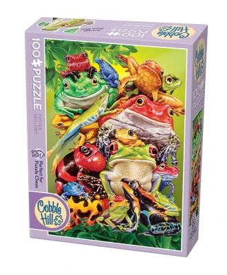 Cobble Hill 100 XXL - Puzzle Chess, Frog Business
