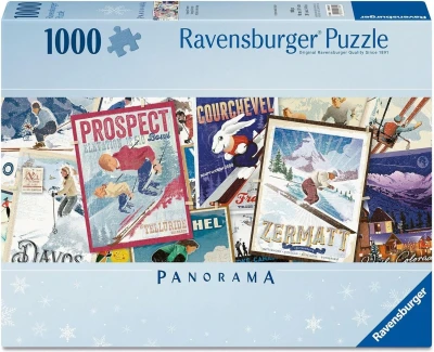 Ravensburger 1000 - Vintage Ski-Poster