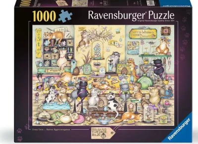 Ravensburger 1000 - Smith Linda Jane, Crazy Cats No.20 Easter Eggstravaganza