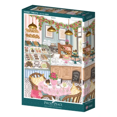 Pieces & Peace 1000 - Olivia Gibbs | Jennifer Nelson Artists, Sweet Treats