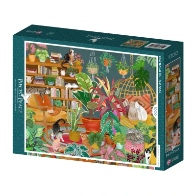 Pieces & Peace 1000 - Sue Cook, Boho Cats