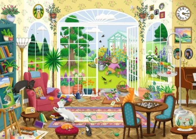 Ravensburger 1000 - Emma Allen, Summer Garden Parlour