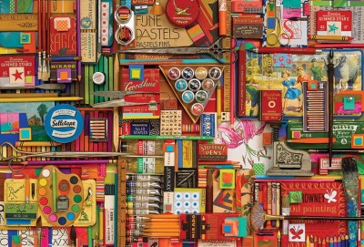 Cobble Hill 1000 - Shelley Davies - Vintage Art Supplies